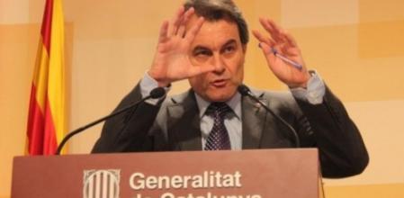 El president de la Generalitat de Catalunya, Artur Mas, en rueda de prensa tras la reunión del Consell Executiu