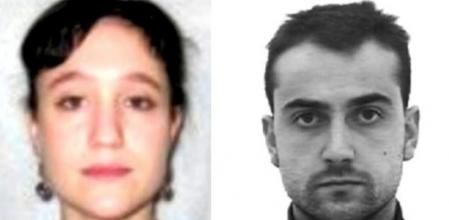 Combo fotográfico facilitado por el Ministerio del Interior de Itziar Moreno (i) y Oier Gómez