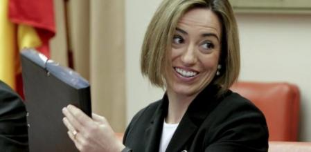 La ministra de Defensa, Carme Chacón