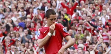 El jugador del Manchester United, 'Chicharito' Hernández
