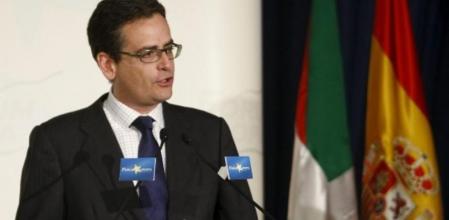 El presidente del PP vasco, Antonio Basagoiti, durante su intervención en Madrid, en el foro Nueva Economía.