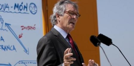 El candidato de CiU a la alcaldía de Barcelona, Xavier Trias, en un acto electoral