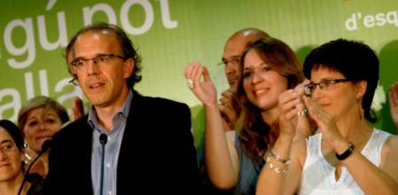 El líder de ICV por Barcelona, Ricard Gomà, comparece tras los resultados del 22-M