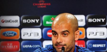 Pep Guardiola ha comparecido en rueda de prensa en Wembley