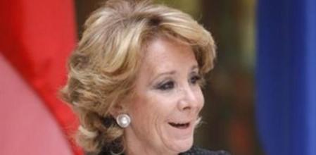 La presidenta de Madrid, Esperanza Aguirre