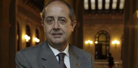 El conseller de Interior, Felip Puig, en el Parlament