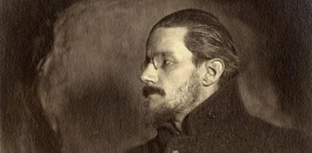 James Joyce fotografiado por C. Ruf, en 1918