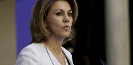 María Dolores de Cospedal, en su primer discurso como presidenta de Castilla-La Mancha