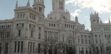 Vista del Ayuntamiento de Madrid