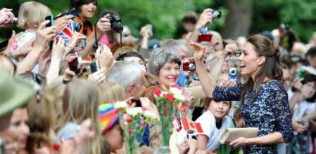 La duquesa de Cambridge, Catalina Middleton, en una imagen de archivo