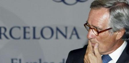 El alcalde Trias, durante su participación en el ciclo de conferencias Barcelona Tribuna