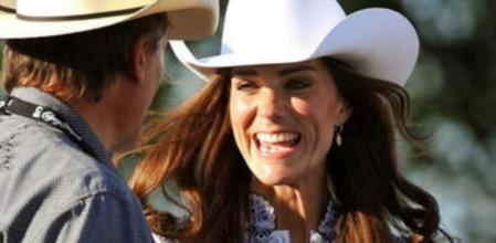 Catalina ha asistido al rodeo de Calgary, conocido como 'Stampede' en el BMO Centre en Calgary, Canadá