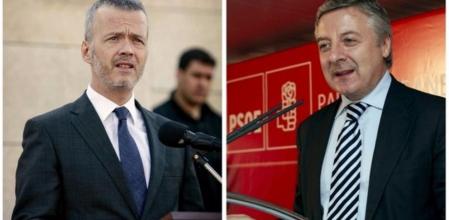 Antonio Camacho, y del nuevo portavoz del Ejecutivo, José Blanco, carteras que hasta hoy desempeñaba Alfredo Pérez Rubalcaba.