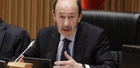 El candidato del PSOE a la Presidencia del Gobierno, Alfredo Pérez Rubalcaba.