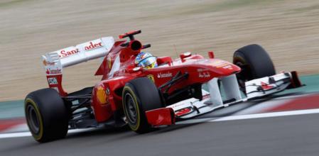 Fernando Alonso durante el Gran Premio de Alemania