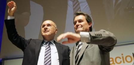 Duran y Mas, en el estrado durante la proclamación como candidato a las generales del primero