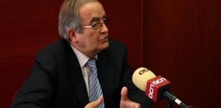 El presidente de la patronal de las pequeñas y medianas empresas de Catalunya (PIMEC), Josep Gónzález, durante una entrevista