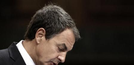 El presidente español, José Luis Rodríguez Zapatero, durante su intervención en el Congreso de los Diputados