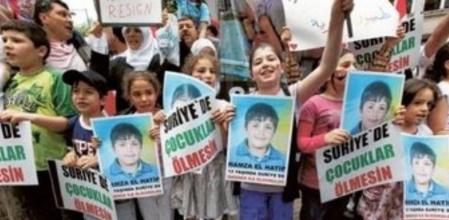 Hamza Ali al-Khateeb, un niño de 13 años que fue encontrado muerto en Siria con graves heridas se ha convertido en un mártir de la libertad y de la revolución en contra de la represión del régimen de Asad