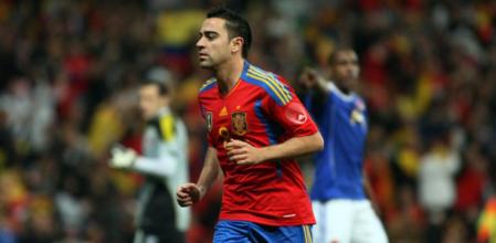 El jugador de la selección española, Xavi Hernández