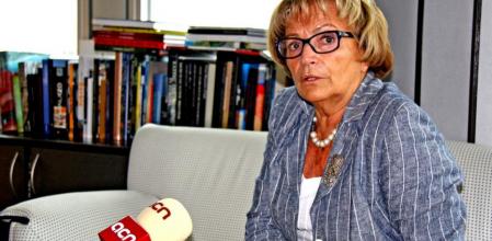 La presidenta de la comisión de Cultura y Educación de la Eurocámara, la conservadora alemana Dorios Pack, en diálogo con ACN