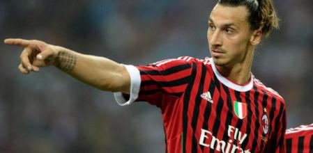 El ex jugador del Barça y actual futbolista del Milan, Zlatan Ibrahimovic