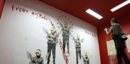 Mural descubierto de Banksy