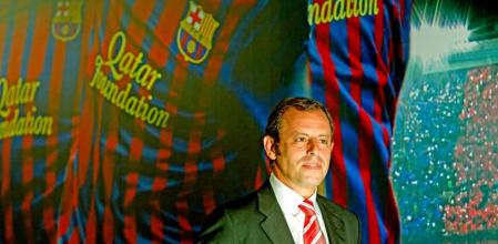 El presidente del FC Barcelona, Sandro Rosell