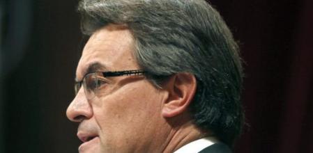 El presidente de la Generalitat, Artur Mas, en el Parlament de Catalunya durante el debate de política general