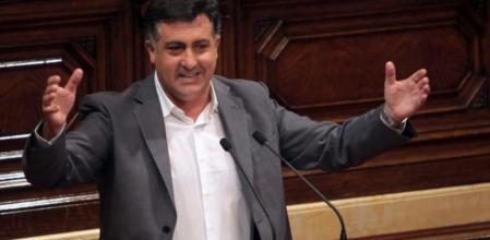 El líder de ERC Joan Puigcercós, en el Parlament