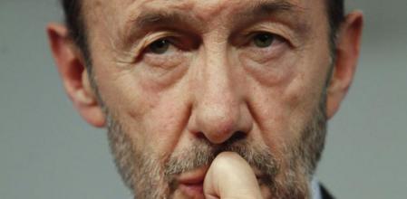 El candidato del PSOE a la Presidencia del Gobierno, Alfredo Pérez Rubalcaba.