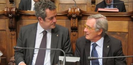 Xavier Trias, en el pleno del ayuntamiento de Barcelona