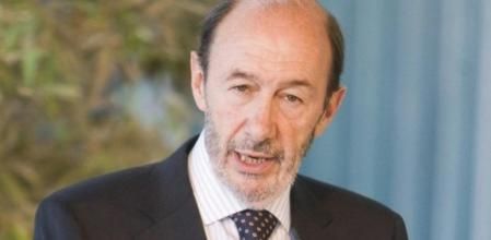 El candidato del PSOE a la Presidencia del Gobierno, Alfredo Pérez Rubalcaba,