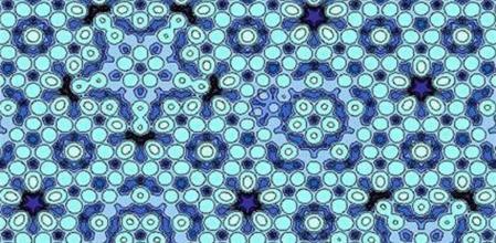 Esta imagen muestra el modelo atómico de un 'cuasicristal'