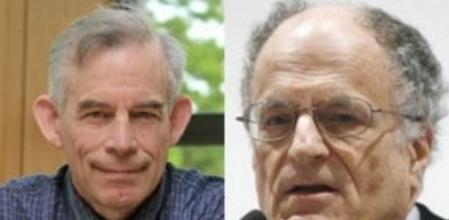 Los profesores estadounidenses Sargent y Sims, ambos premios Nobel de Economía en 2011