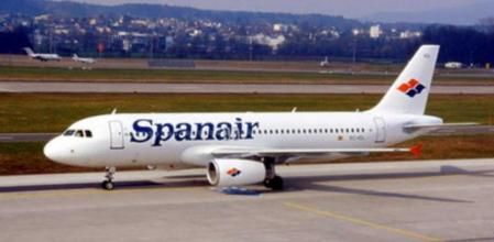 Imagen de un avión de la compañía aérea de Spanair