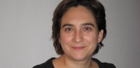 Ada Colau, portavoz de la Plataforma de Afectados por la Hipoteca (PAH), durante la entrevista