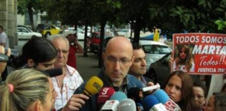 El tío de Marta del Castillo, Javier Casanueva, en declaraciones a la prensa