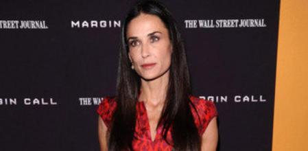 La actriz Demi Moore en la presentación de su última película