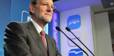 El presidente del PP, Mariano Rajoy