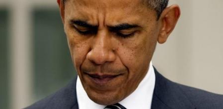 Barack Obama habla en la Casa Blanca de la muerte de Gadafi.