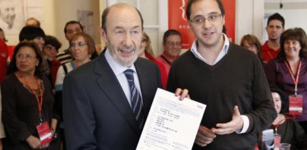 El candidato socialista a la Presidencia de Gobierno, Alfredo Pérez Rubalcaba