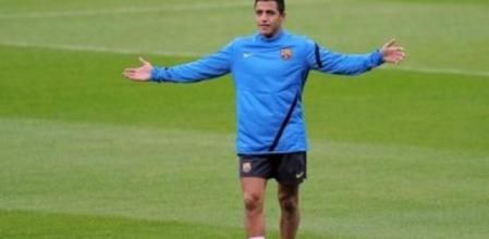 Alexis, en un entrenamiento