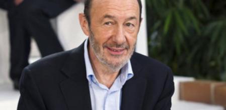 Alfredo Pérez Rubalcaba, ex vicepresidente del Gobierno y ex ministro del Interior, y candidato del PSOE a las elecciones del 20-N