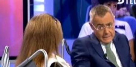 Jordi González, en un momento de la entrevista a la madre del 'Cuco'