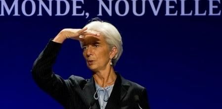 La directora gerente del FMI, Christine Lagarde.
