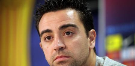 El jugador del FC Barcelona Xavi Hernandez a la Ciutat Esportiva Joan Gamper