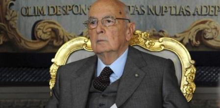 El Presidente de la República, Giorgio Napolitano.
