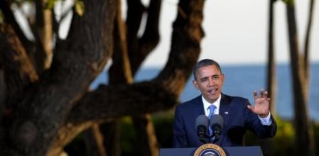 Obama, en Honolulu, tras la conferencia de la APEC.