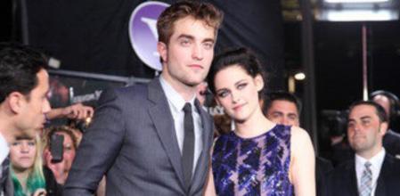 Robert Pattinson y Kristen Stewart, en la première de 'Amanecer' en Los Angeles
